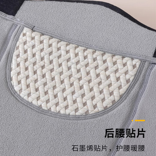 Langsha thermal pants for men, 2025 autumn new product, plus velvet and thickened graphene knee pads leggings, Northeastern extra thick cotton pants