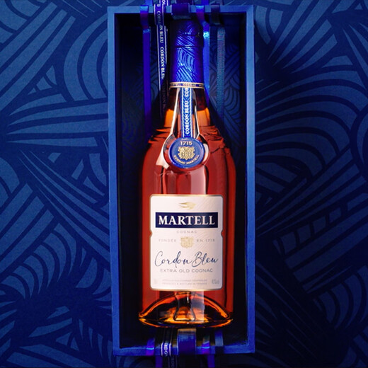 马爹利（Martell） 蓝带XO级 干邑白兰地 洋酒 500ml双支 洋酒礼盒 