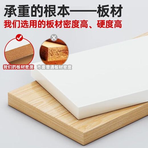 Er Jiangong Bücherregal bodenstandes Regal Bücherregal Einfaches Lesen Regal Speicher kleines Lesebuchhandel Home Student Bilderbücher Fünf-Schicht warmes Weiß 600*300*1390m