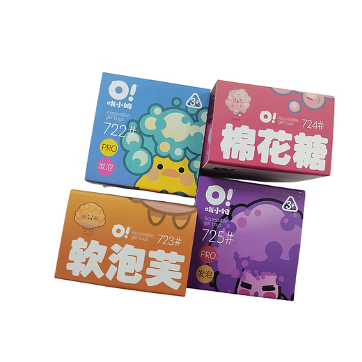 Slime oslime oh Xiaomu Bubble Crystal Mud Foaming Toy Decompression Artifact Bubble 723# Soft Puff (Yellow) 120ml