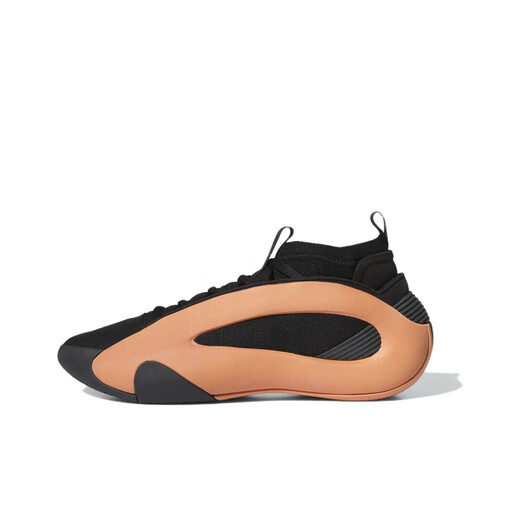Adidas Harden Vol. 8 endurecer 8 en blanco y negro rojo y naranja transpirable bajo desgaste resistente a los zapatos de baloncesto de deportes sin deslizamiento IE2694 Negro y naranja 40.5 (250 mm)