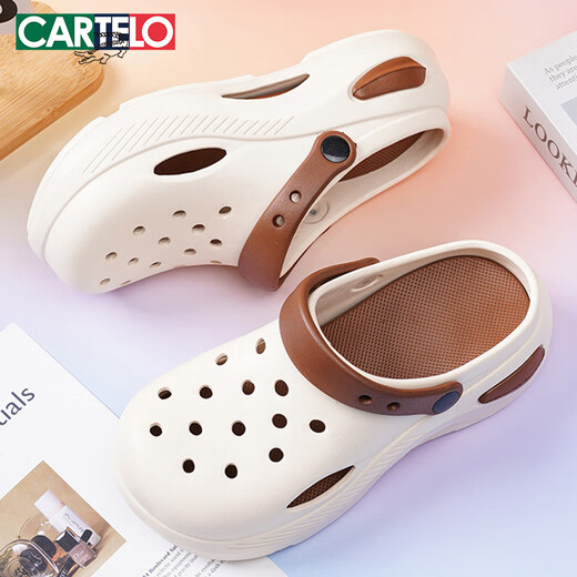 Katile Crocodile Hole Schuhe Frauen Sommer Sandalen Freiheitsstreitschuhe Garten Dual-Purple-Strand Sandalen Frauen 1463 Mika 37-38