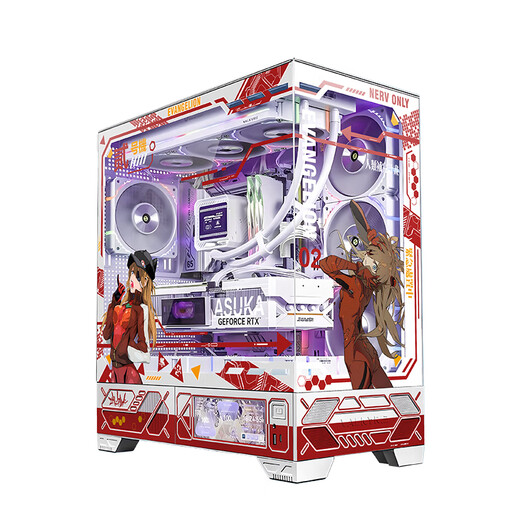 瓦尔基里VALKYRIE VK03屏幕版白色黑色侧透海景房360水冷背插ATX主板中塔机箱外观二次元定制机箱ARGB灯板 3号位小灯板定制