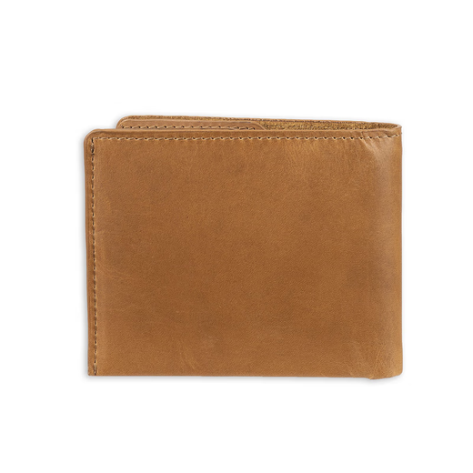 Calvin Klein trendy brand CK men's wallet leather short portable two-fold casual men's bag card holder ID bag Tan os