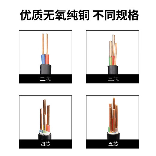 YJV véritable câble spécial de pile de charge standard thaïlandais 2,5 4 6 10 carrés 2/3/4/5 câble gainé ignifuge norme nationale pure test garanti 2 noyaux 10 carrés