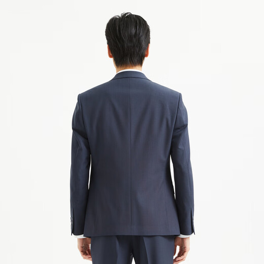 Lilang Youth Business Men's Double Stretch Suit Suit Men's Easy Care Suit Three-piece Set Q4QXF22 Dark Blue 170A