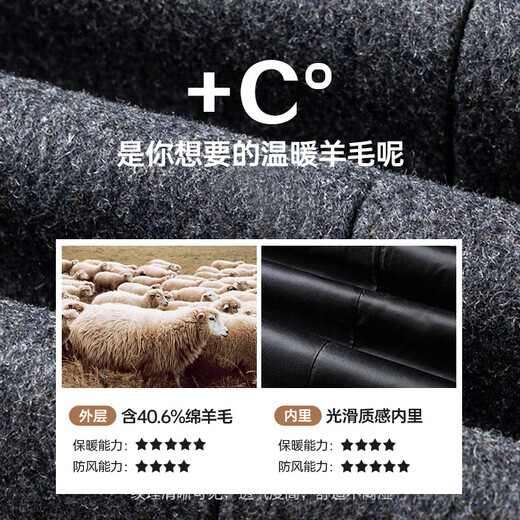 SHANSHAN Shanshan Wool Suit Jacket Men's Autumn and Winter New Thickened Men's Jacket Business Commuting Work Formal Dress Black 4XL /195 Recommended 180-195 Jin Jin equals 0.5 kg