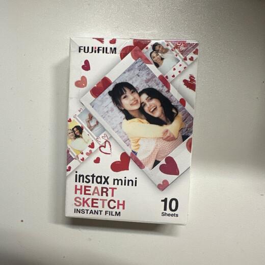 Polaroid photo paper mini white edge macaron photo paper rainbow photo paper heart Gemini KT 3-inch lace cartoon photo paper 10 pieces of love