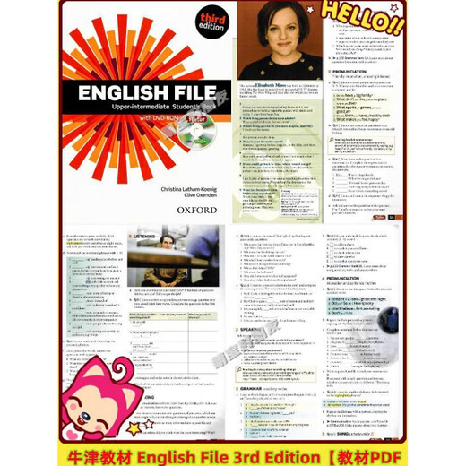 MB1593 Oxford Lehrbuch Englische Datei 3. Ausgabe Lehrbuch PDF+Video+Audio Intermediate-Plus