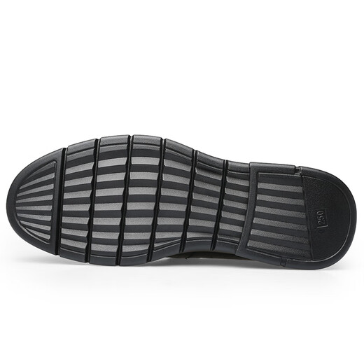 Classic Car (Wecker) Herbst und Winter Cowide Herrenschuhe für Mitte des Alters mittleren Alters und älteren Daddy Lederschuhe für Männer weiche Leder runde Zehen Fuß Nicht-Schlupf-Freizeit-Lederschuhe für Männer plus Samt Lyc9901m schwarz hinzufügen [Fleece hinzufügen, um es warm zu halten] 40