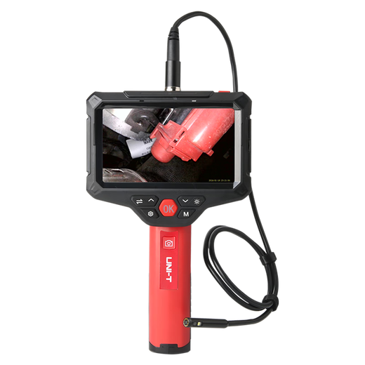 Uliide endoscope industrial-grade visual high-definition camera car repair sewer pipe peep detector waterproof probe UT668-10m dual lens model with 10 meters line