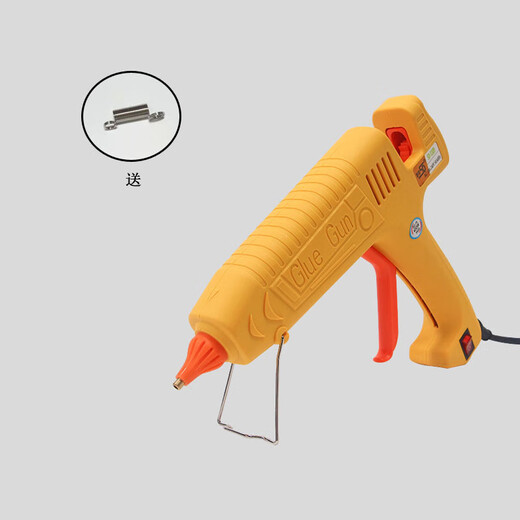 Hot melt glue gun industrial grade large 200W300400w500w extended mouth with switch temperature adjustment hot melt 400W single + spring