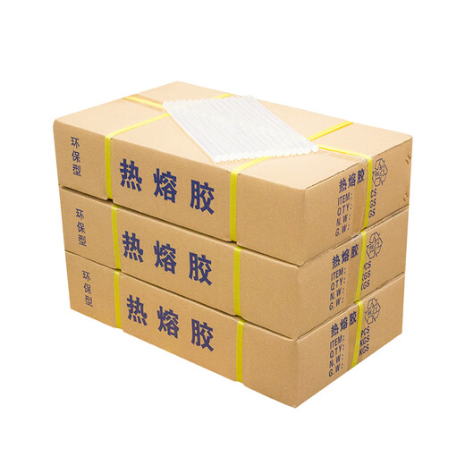 
Huilide environmentally friendly hot melt glue rod high viscosity hot sol strip strong manual glue gun 7mm11mm household hot melt glue grab glue rod 11150 transparent white stick 100