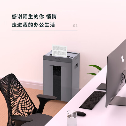 Deli Deli Paper Shredder (Ash Metal) 9906