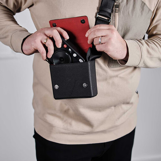 Leica Sofort 2 Polaroid Camera Bag Oberwerth Bag de fotografía específica Portable Strip Strip Bag Flame Red 993-831