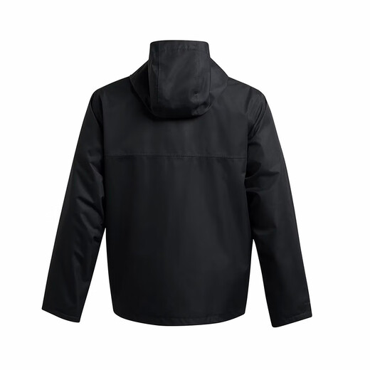 Under Armor Men's Autumn and Winter New Sports Fleece Warm Liner Outdoor Windproof Three-in-One Hooded Jacket 1371585-002 XL