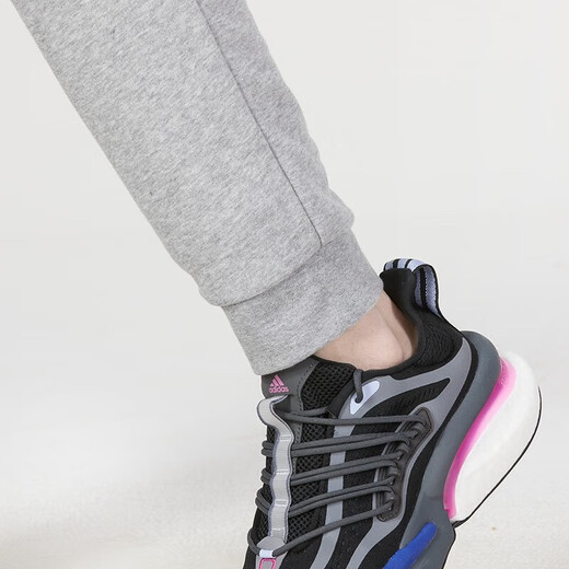 Adidas阿迪达斯男裤春季新款小脚裤子运动裤针织收口休闲跑步长裤GK9226 IA4951/灰色/针织收口 2XL /185/96A