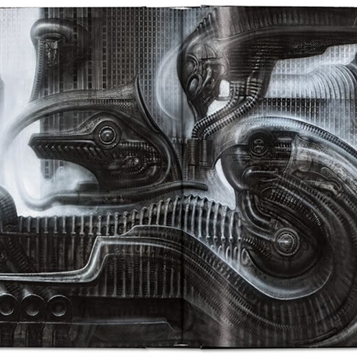 现货 原版】HR Giger异形之父hr吉格尔TASCHEN40周年纪念版 异型美术集赛博朋克插绘画册抽象黑暗迷幻艺术作品书籍 9783836587020