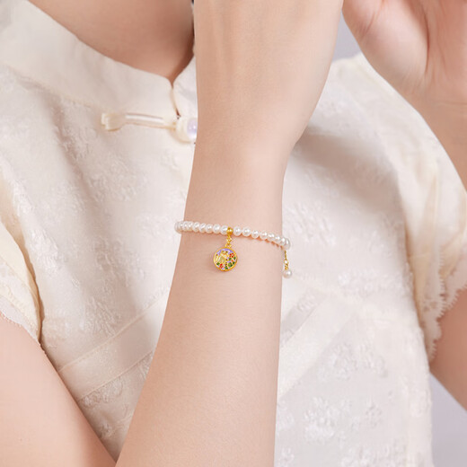 Saphire 18K gold pendant for women, national fashion enamel pendant, DIY pendant for birthday gift, Cat Play Flower Pendant, chain not included