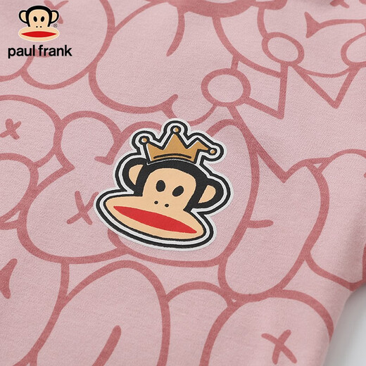 PAUL FRANK Big Mouth Monkey Couple Spring and Autumn Pajamas Women's Pure Cotton Long Sleeve Suit Cotton Fashion Printed Casual Women's Home Clothing