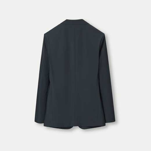 HLA海澜之家休闲西服男25平驳领弹力修身外套男夏季HWXAD2J061A