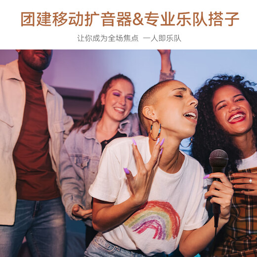 Klipsch GIG XL Karaoke Set Portable Speaker Square Speaker Trolley Speaker Speaker Speaker Home KTV Speaker Matt Black