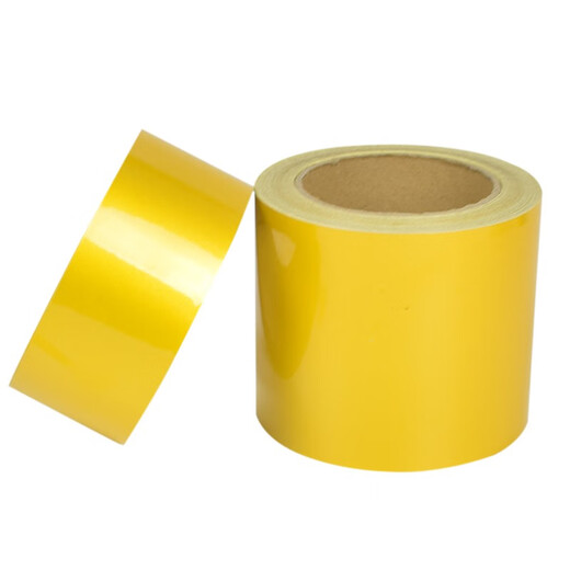 
Shangke Reflective warning tape High-gloss reflective film tape Column wall floor warning film A1049 Yellow width 5cmX length 25m