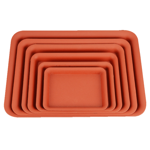 
Devodo fertilizer rectangular flower pot tray 350 type*3 plastic thickened flower tray water chassis green plant orchid planting pot tray