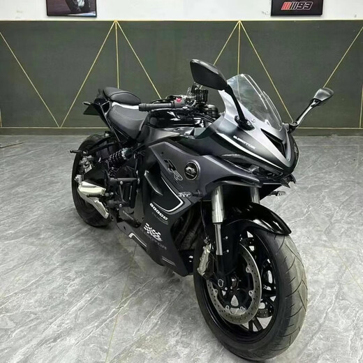 
New Qianjiang QJ race 600 four-cylinder water-cooled sports car electronic injection race 350 race 450cc heavy motorcycle party race motorcycle fluorescent green race 600 21 models with complete licenses and licenses to be registered