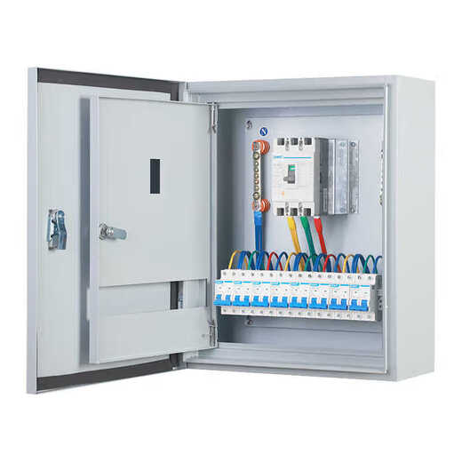Yue Changsheng customized complete set of distribution box indoor double-door foundation box three-phase electric meter power lighting box switching power supply control cabinet 1000*800*200 (contact customer service for opening)