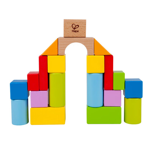 Hape Deutsch Holz große Kornbetriebe Kinderspielzeug alphanumerische Aufklärung Frühschulbildung Bausteine ​​Bildungsbausteine ​​Geschenke 20 Bausteine ​​E9355 [Versuchserfahrungspaket]