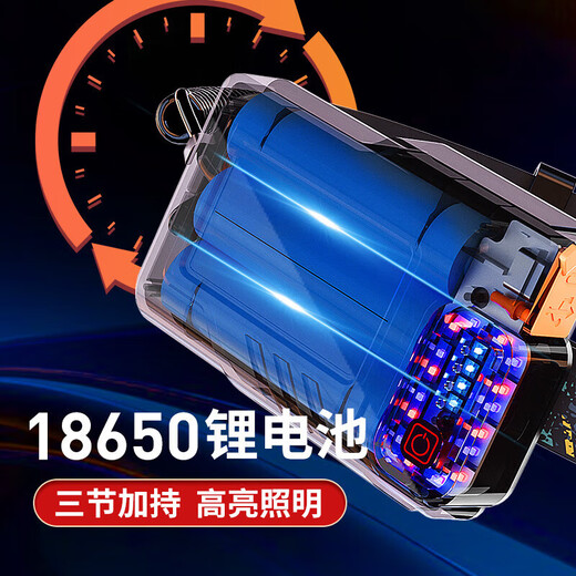 哲初头灯强光超长续航50000w防水60小时LED可充电头戴式军户外专用 【升级无感应高亮款】699k 铝合金 单电款 头灯强光超长续航50000w防水60小时