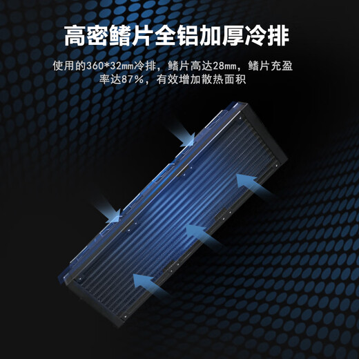 
IPCSTAR integrated server CPU water cooling radiator 9754 dual-channel workstation liquid cooling 420 Intel Xeon 8468 420 dual-channel SP5 [EPYC9754]