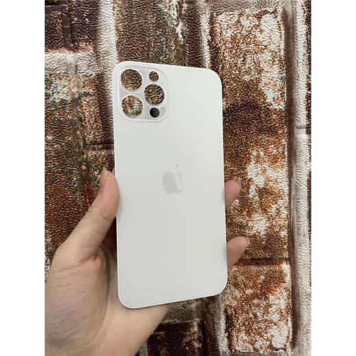 Xushansi new Apple 17promax mobile phone case PPLE is suitable for Apple 12pm mobile phone back cover glass 12 blue original quality with tools + glue