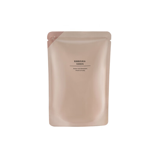 
MUJI Amino Acid Shampoo Smooth, Refreshing, Gentle Shampoo, Replacement Package, Fruit Scent, 350ml*1 Bag, 4S 350ml