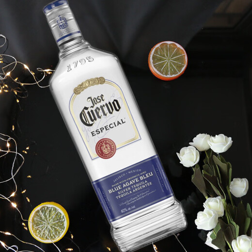 豪帅快活（Jose Cuervo） 洋酒 银龙舌兰酒 1000ml 银快活