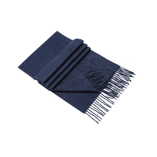 Youngor Schal Herrenschal Voller Kaschmir Winter warmer lässiger Schal Vollfarbe grau und blau YWWJ715225HQQ Alle Größe