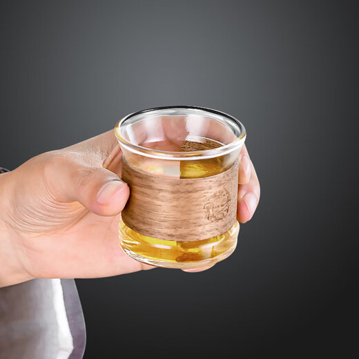 Zhengyang lazy glass kung fu tea set household magnetic teapot tea making artifact tea cup light luxury high-end tea drinking set automatic (pavilion) + 6 anti-scald cups + cup holder 10 pieces