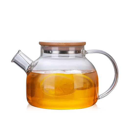 Meidu tea kettle electric ceramic stove tea kettle kettle temperature resistant thickened glass tea kettle large capacity cold kettle can be heated heat resistant tea kettle 1000ml