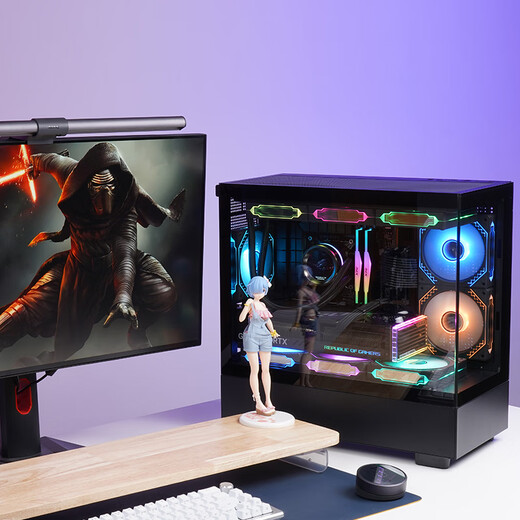 Gigabyte AMD new product 9000 series/Ryzen R7 9700X desktop assembly computer host RTX5070Ti independent display Ai design rendering live game e-sports complete set Configuration one R7 9700X丨7650GRE