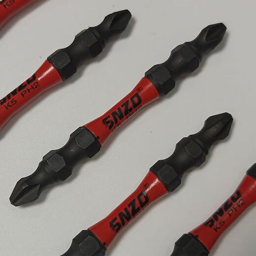 Cross bit black gold steel K5 strong magnetic high hardness high strength alloy steel electric screwdriver cross bit K5 black gold steel 65MM 1 piece