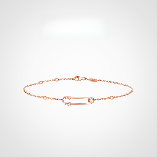 Xuecong Zhurui Magic 18K gold with diamonds rose gold platinum moon bracelet gift jewelry 18K rose gold (snake-shaped pendant)