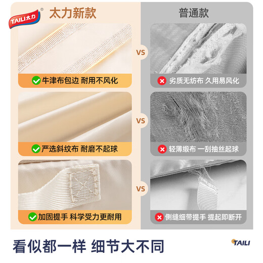 Taili Oxford cloth moving packing woven bag luggage bag express clothes cotton quilt large capacity travel storage bag 1