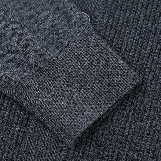 CAMICISSIMA autumn and winter warm wool sweater gray men's wool cardigan gray one size 52