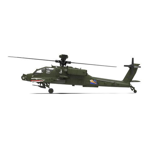 Yxznrc yuxiang f11 Apache Fernbedienung Hubschrauber 6 Kanal Real Machine 3D Stunt Combat Military bewaffneter Modellflugzeug Flugzeug-Einzel-Nr-Fernbedienungsstandard 1 Batterie