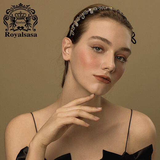 Royal sasa royal salsa headband hair accessories simple hairband face wash headband rhinestone hairpin hairpin bangs clip adult head accessories