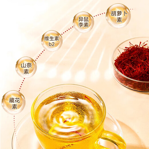 Saffron Iranian special grade full red filament dragon head phoenix tail, complete roots, long-lasting bubble-resistant qi and blood crocus, health tonics for women, gifts for saffron 3g