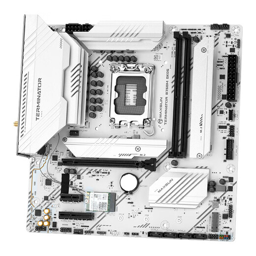 铭瑄MS-终结者B760M GKD5 ICE电脑主板+英特尔i5-13490F 酷睿13代 处理器主板CPU套装