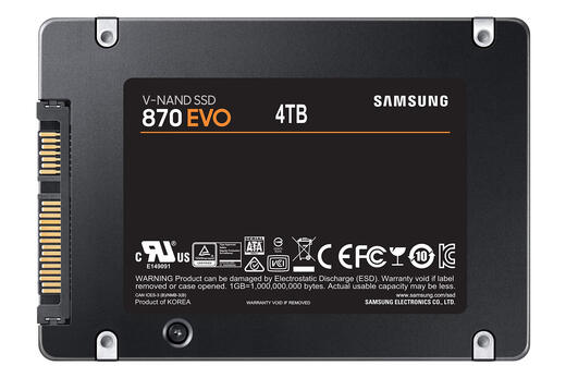 SAMSUNG Samsung 4 to SSD SSD interface SATA3.0 cache indépendant AI accessoires informatiques vitesse de lecture 560 mo/s 870 EVO