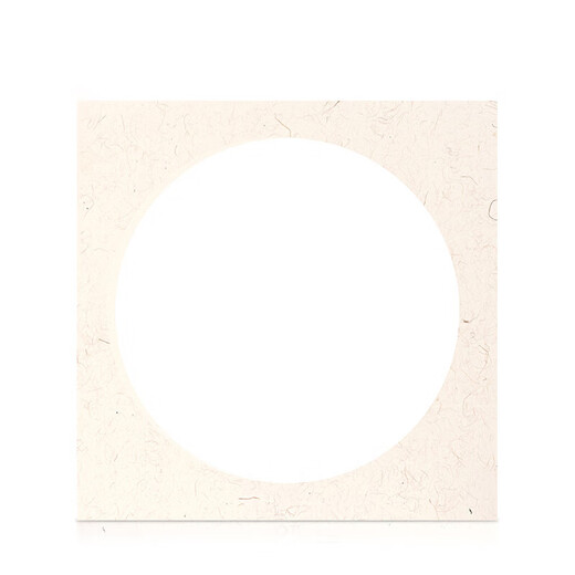 Deli (deli) rice paper cardboard, four treasures of the study, Chinese painting fan, meticulous calligraphy, soft card, round lens paper, half-cooked inner circle, outer antique 33*33cm, 10 sheets, gift